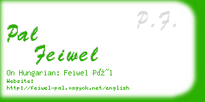 pal feiwel business card